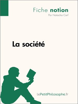 cover image of La société--Fiche notion